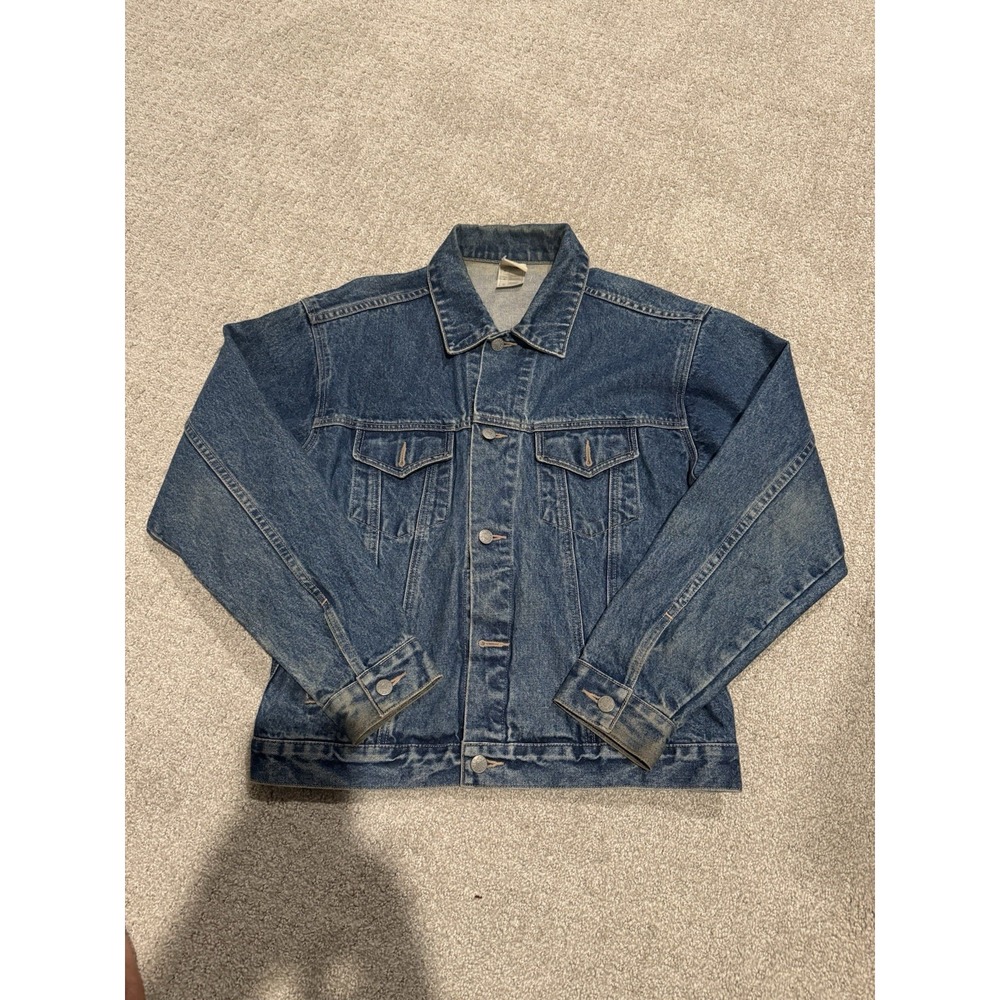 Vintage Warner Bros Looney Tunes Embroidery Denim Jacket WB Jean Jacket Mens S